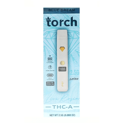 Torch Live Rosin THCa Vape 2.5G | THC Disposable Vapes | HQD Tech USA