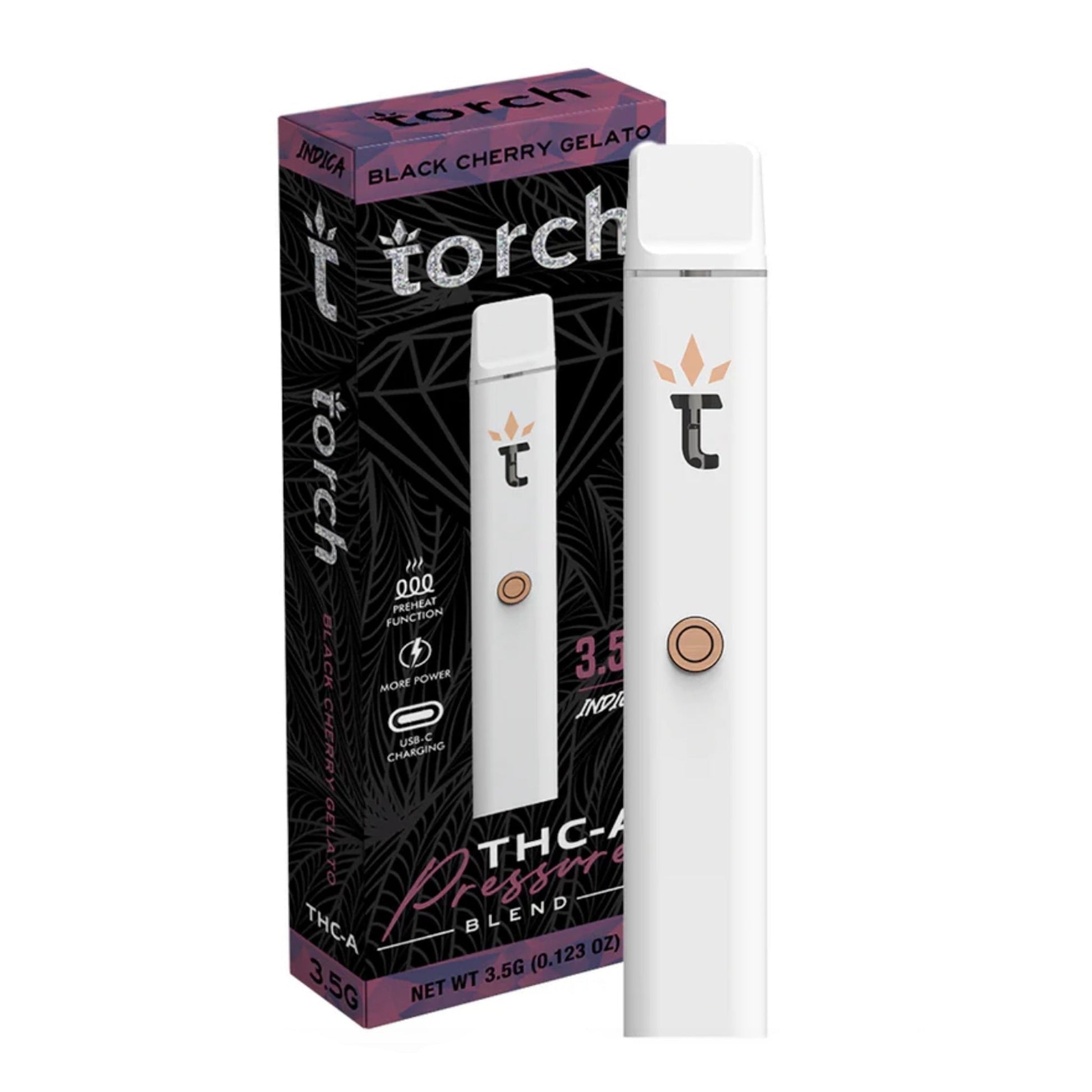 Torch Pressure Blend THC-A Vaporizer - 3500mg - hqdtechusa