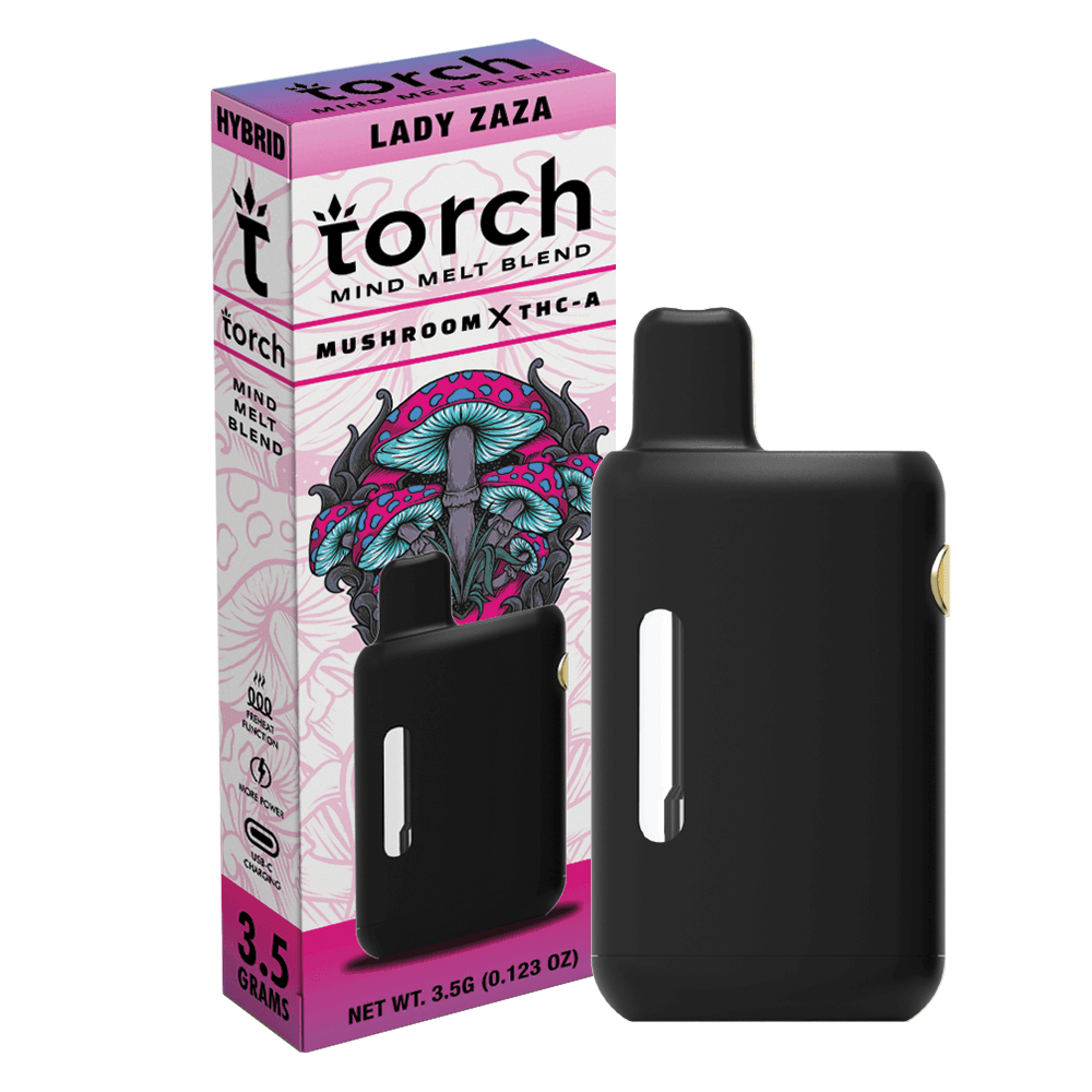 Torch THCa Mushroom Mind Melt Blend Disposable 3.5G | Mushroom Vapes | HQD Tech USA