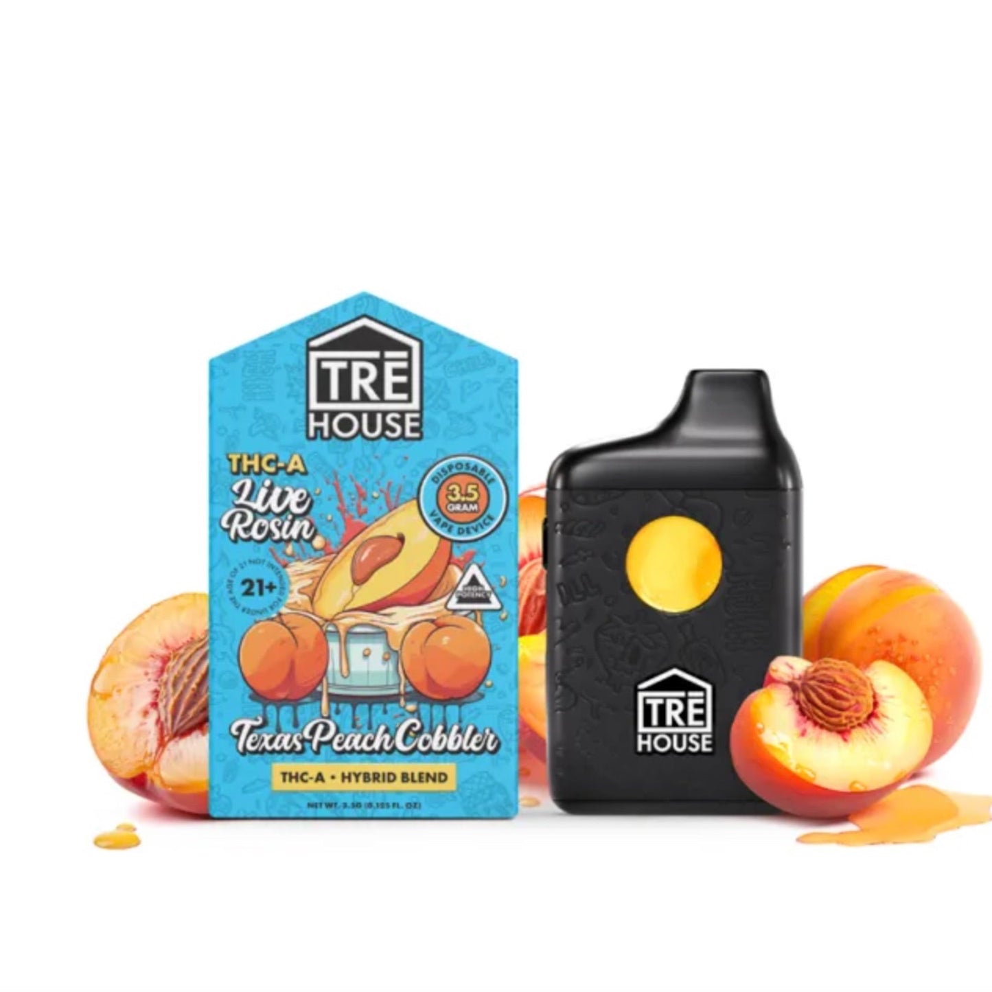 Tre House THC-A Live Rosin Vaporizer - 3500mg