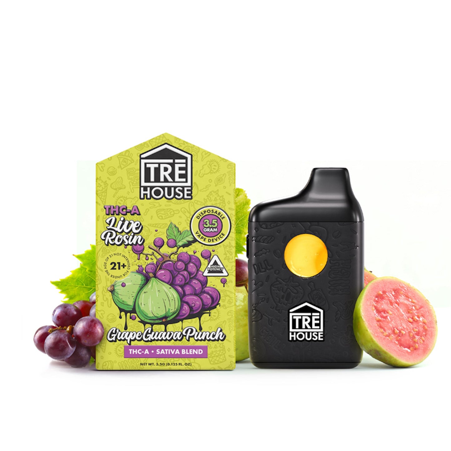 Tre House THC-A Live Rosin Vaporizer - 3500mg