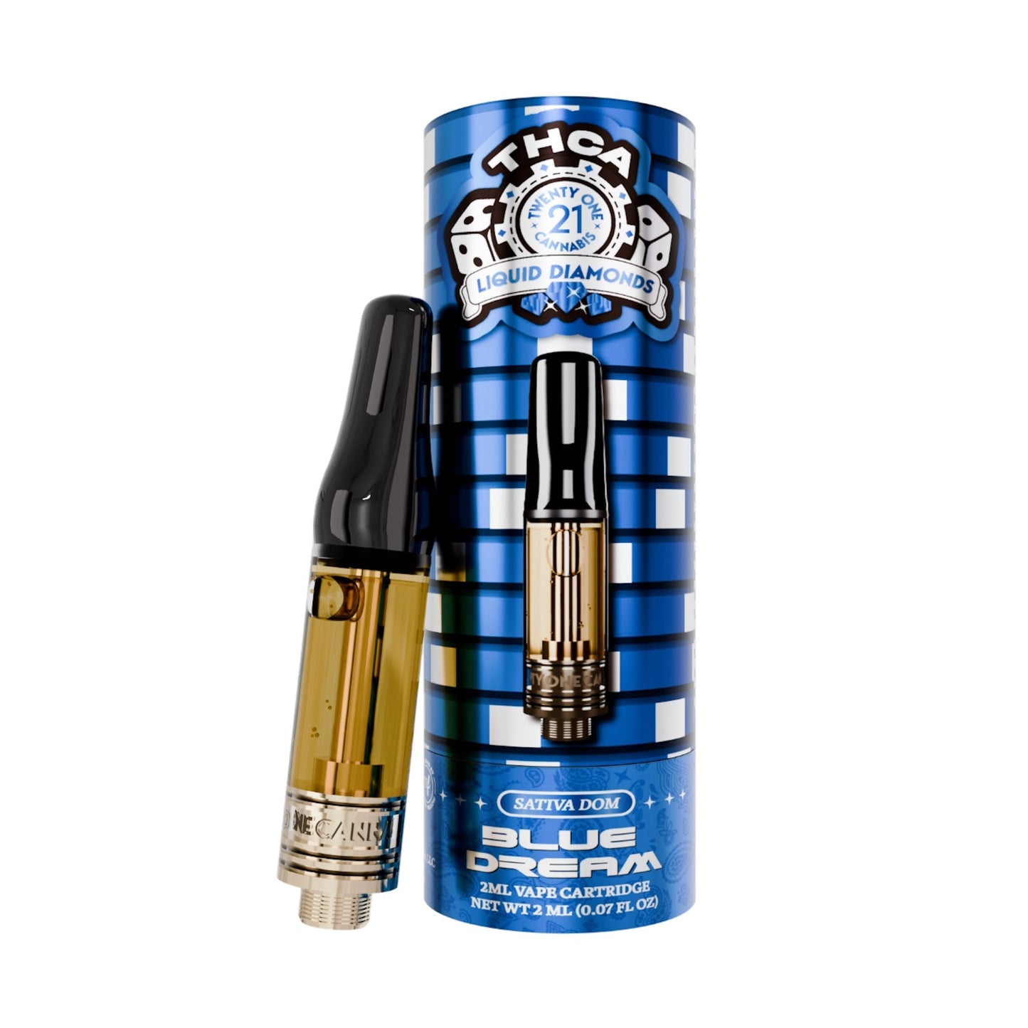 Twenty One THC-A Blue Dream Cartridge - 2000mg - hqdtechusa