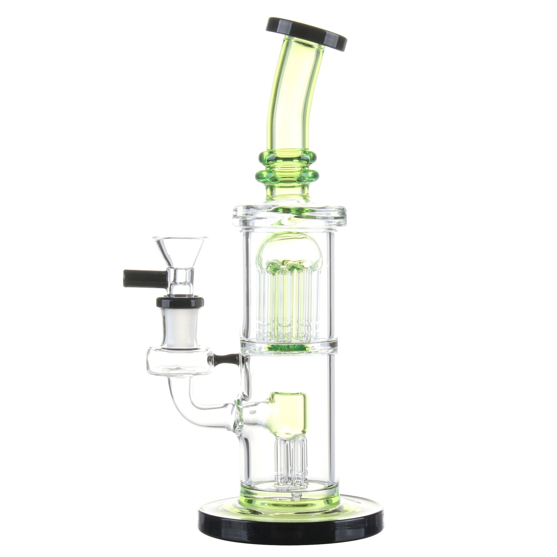 Twin Tree Chamber Perc Bong - 8in - hqdtechusa