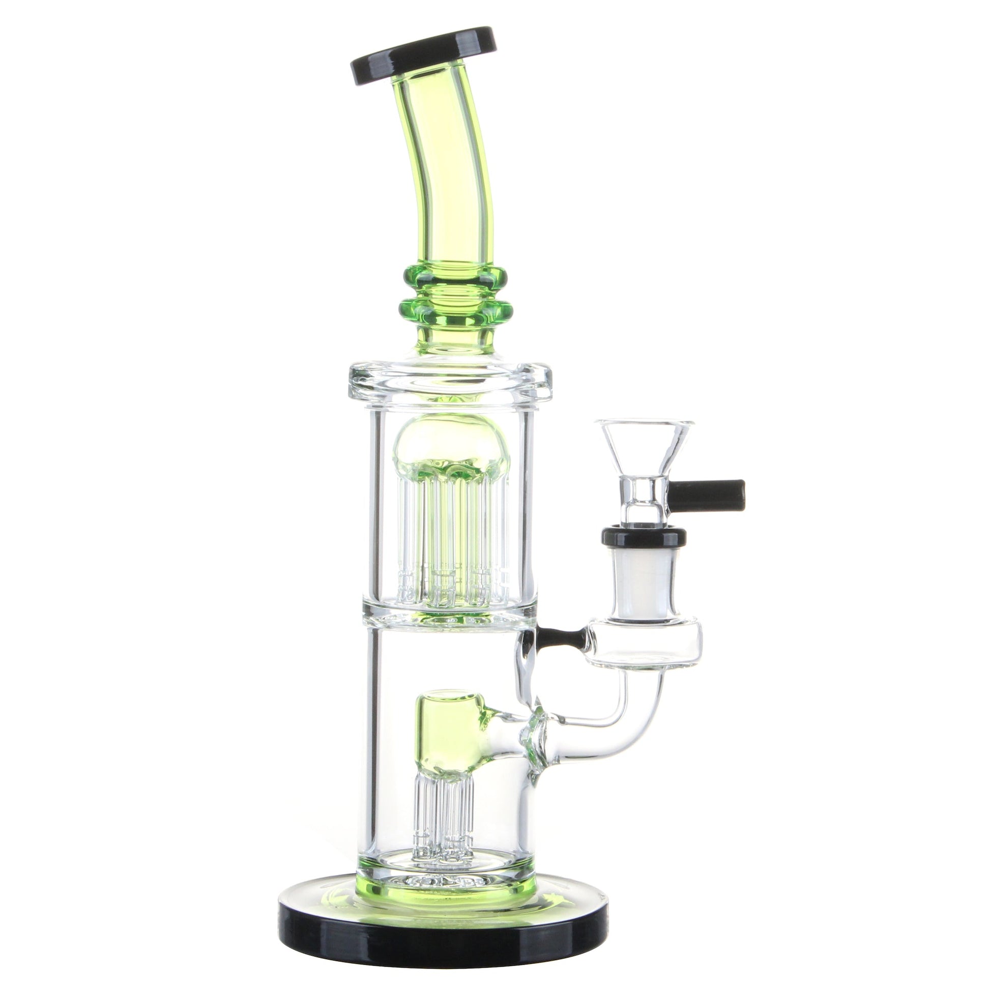 Twin Tree Chamber Perc Bong - 8in - hqdtechusa