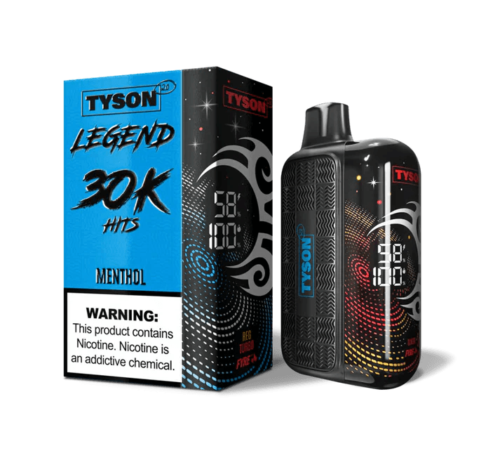 menthol disposable vape usa Tyson 2.0 Legend 30K Disposable Vape – HQD Tech USA