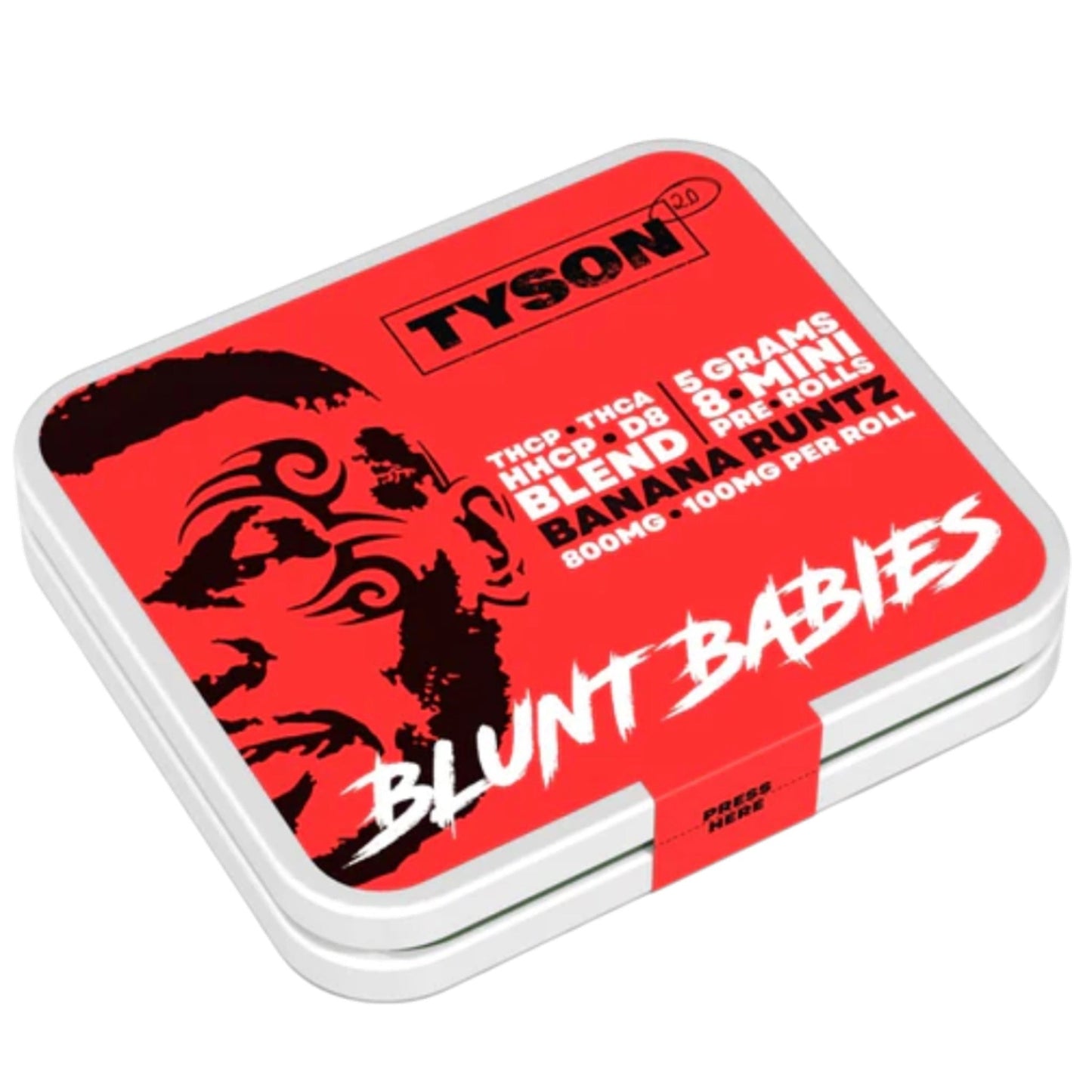 Tyson Banana Runtz THC-A Blunt Babies - 8ct - hqdtechusa