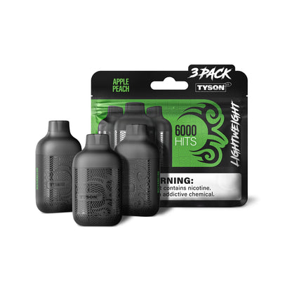 Tyson Lighweight Nic Vape -5% (3 Pack) - hqdtechusa