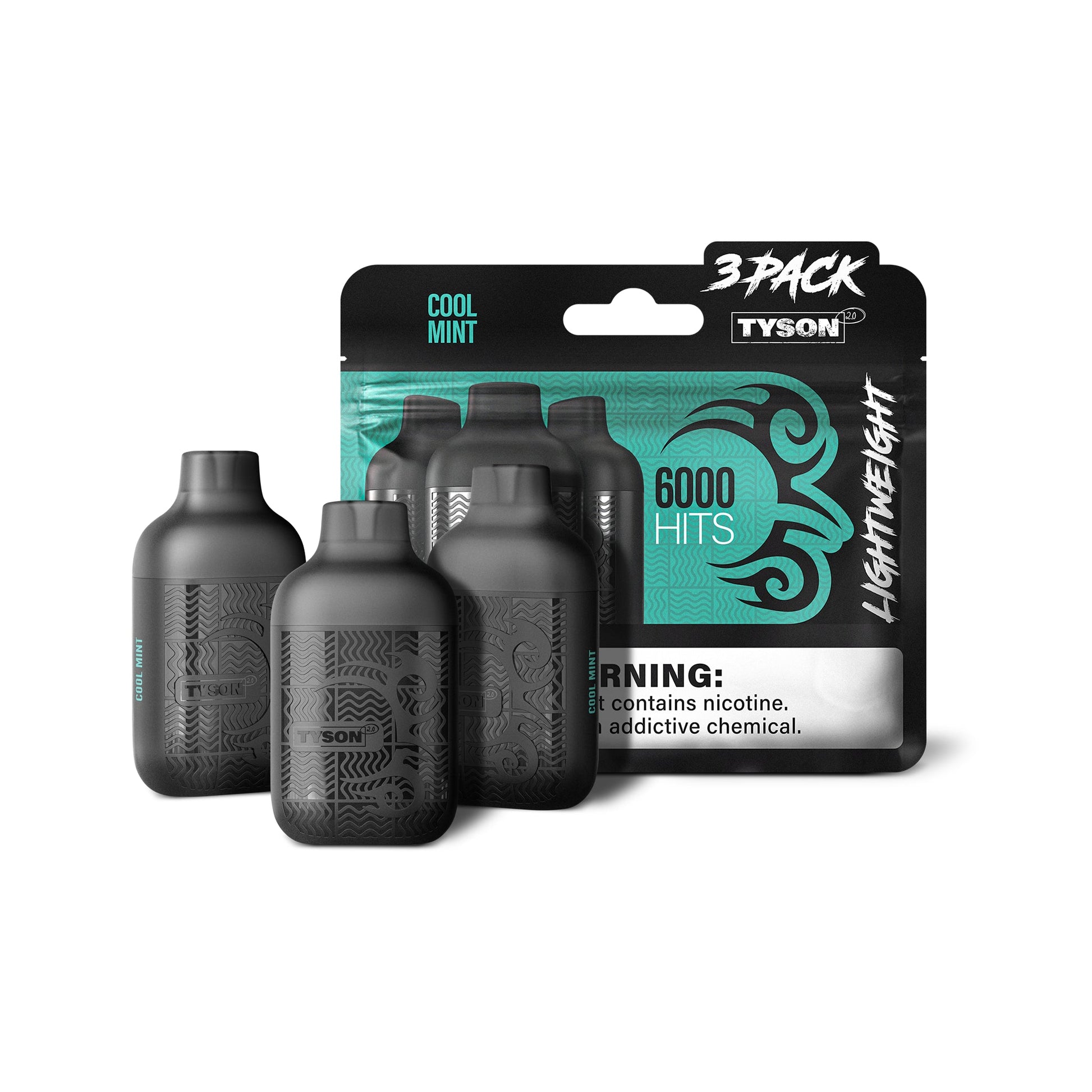 Tyson Lighweight Nic Vape -5% (3 Pack) - hqdtechusa