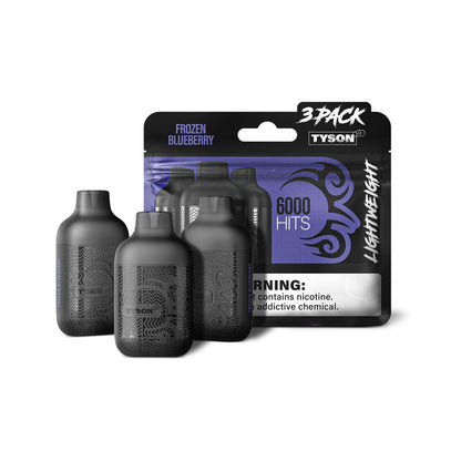 Tyson Lighweight Nic Vape -5% (3 Pack) - hqdtechusa