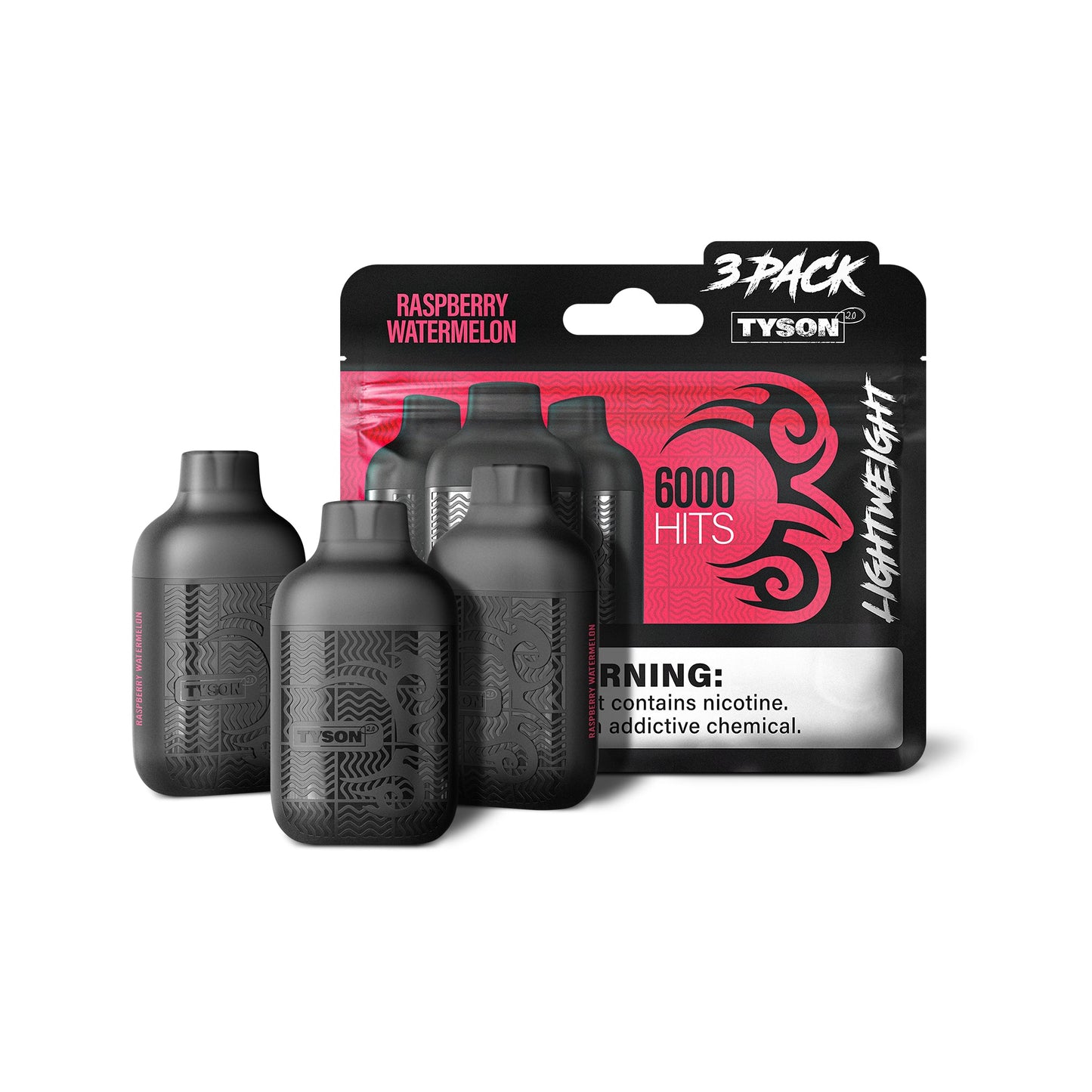 Tyson Lighweight Nic Vape -5% (3 Pack) - hqdtechusa