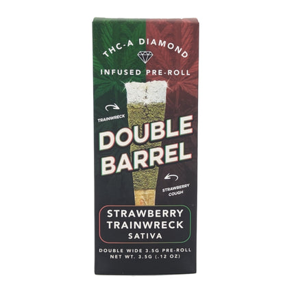 Uplift Double Barrel Strawberry Trainwreck THC-A Pre-Rolls - 3.5g