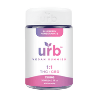 URB 1:1 THC CBD Gummies 750MG (25ct) | Gummies | HQD Tech USA