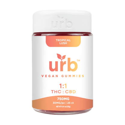 URB 1:1 THC CBD Gummies 750MG (25ct) | Gummies | HQD Tech USA