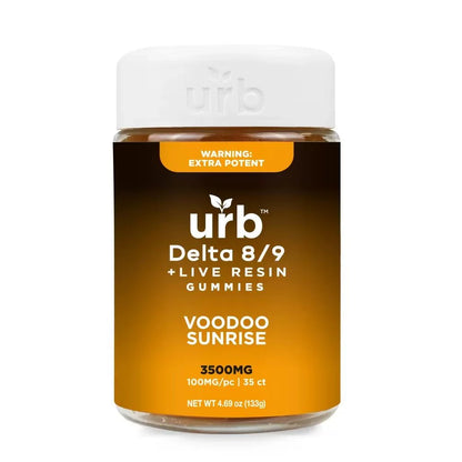 URB Delta 8/9 + Live Resin Gummies (3500MG)