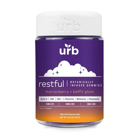 URB Restful Botanically Infused Gummies 1875MG | Gummies | HQD Tech USA