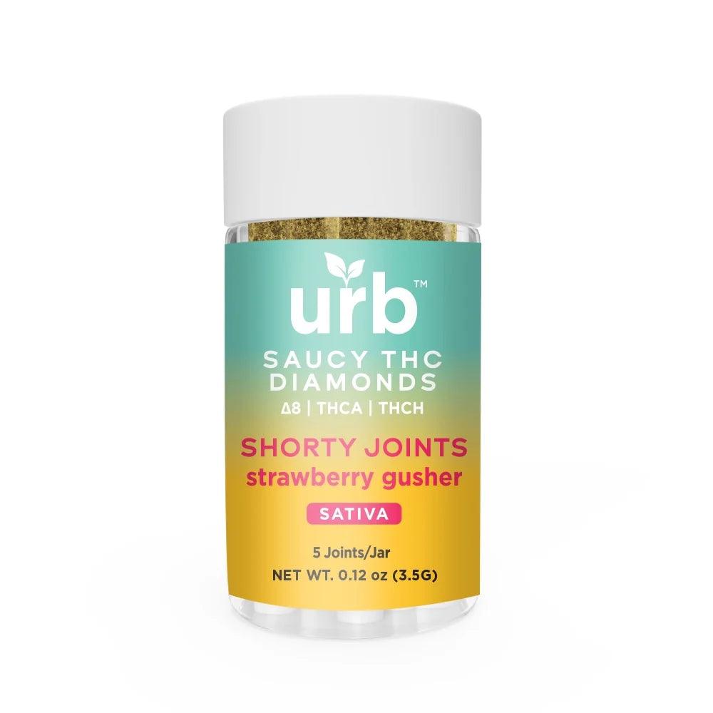 URB Saucy THC Diamonds Shorty Prerolls (5ct) | Prerolls | HQD Tech USA