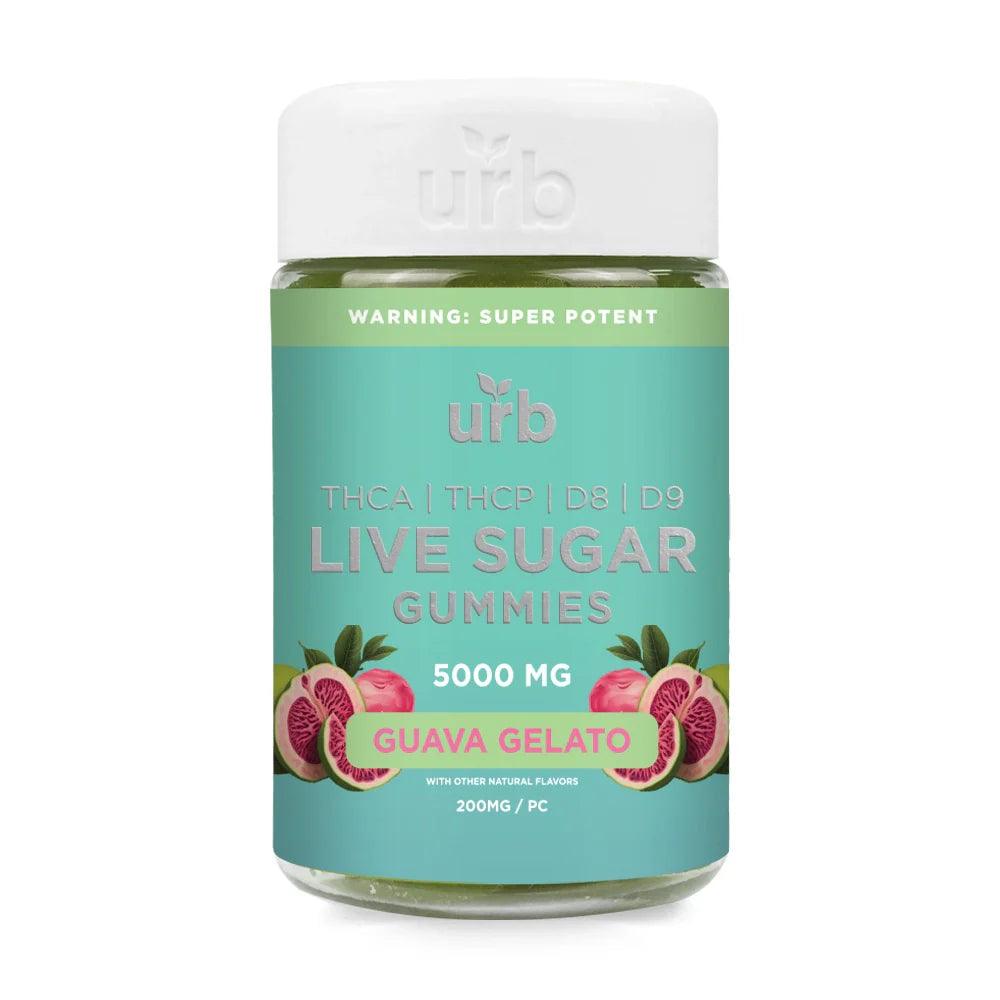 URB THCA Live Sugar Gummies 5000MG (25ct) | Gummies | HQD Tech USA