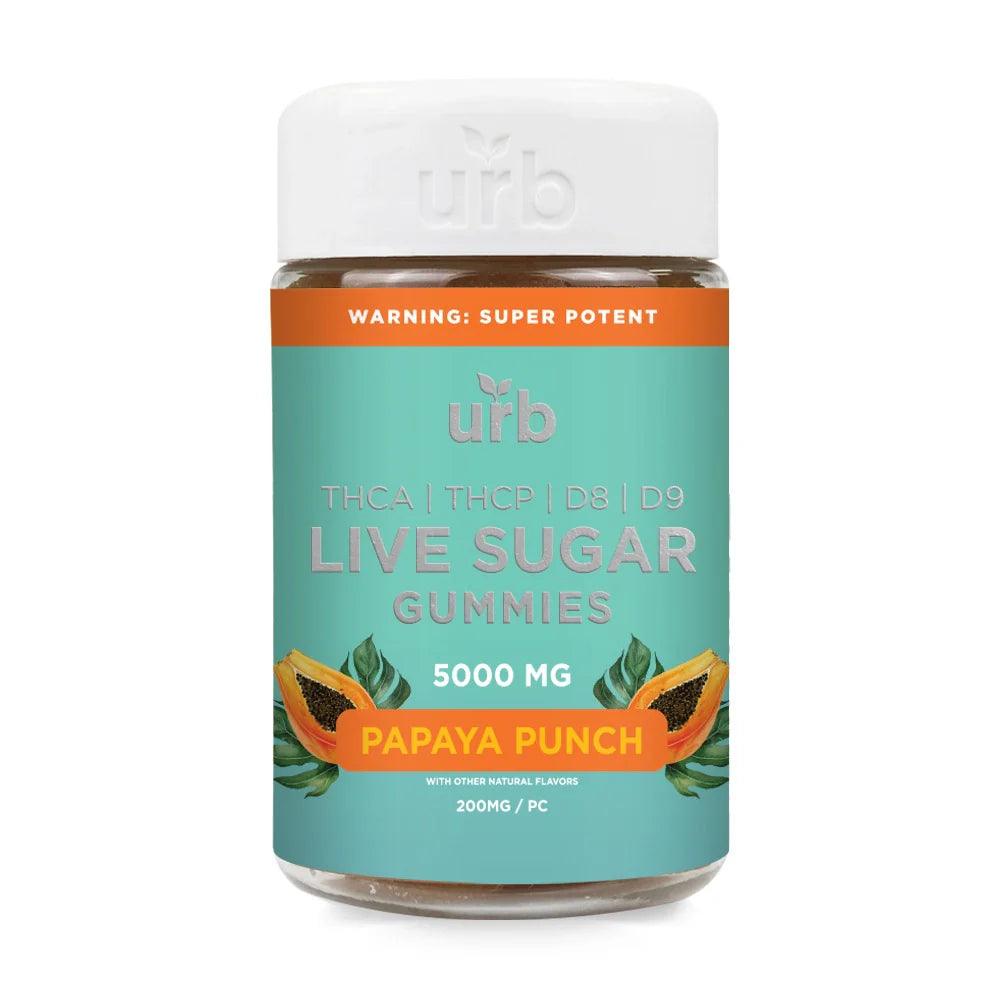 URB THCA Live Sugar Gummies 5000MG (25ct) | Gummies | HQD Tech USA