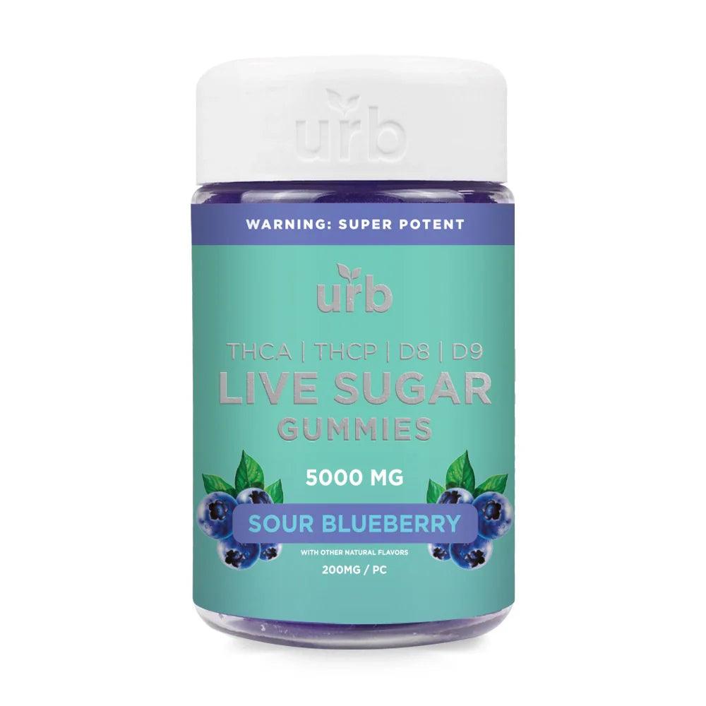 URB THCA Live Sugar Gummies 5000MG (25ct) | Gummies | HQD Tech USA