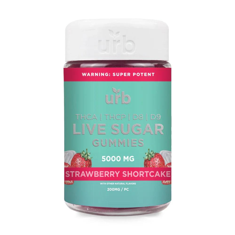 URB THCA Live Sugar Gummies 5000MG (25ct) | Gummies | HQD Tech USA