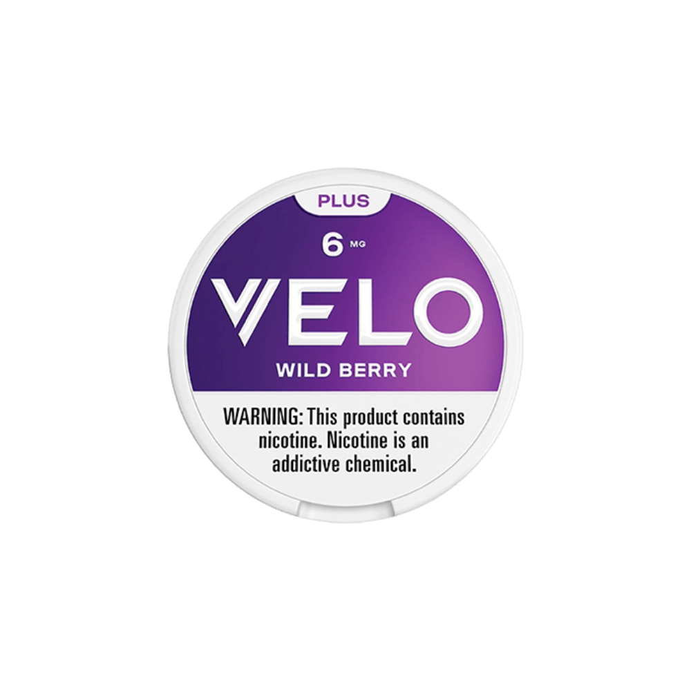VELO Plus Nicotine Pouches 6mg  - Wild Berry