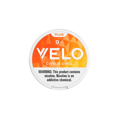 VELO Plus Nicotine Pouches 9mg - Citrus Chill
