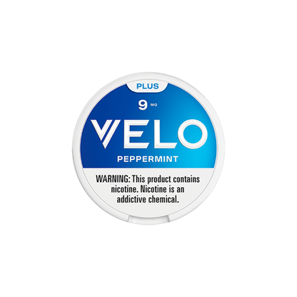 VELO Plus Nicotine Pouches 9mg - Peppermint