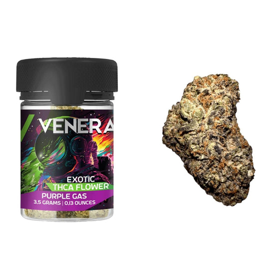 Venera Purple Panther THC-A Flower - 3.5g - hqdtechusa