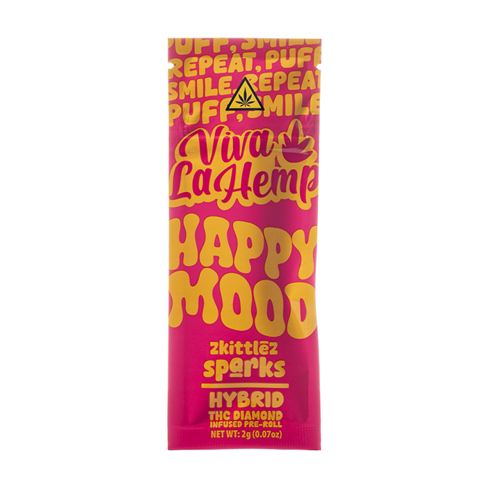 Viva La Hemp 2G THC Diamond Infused Pre rolls