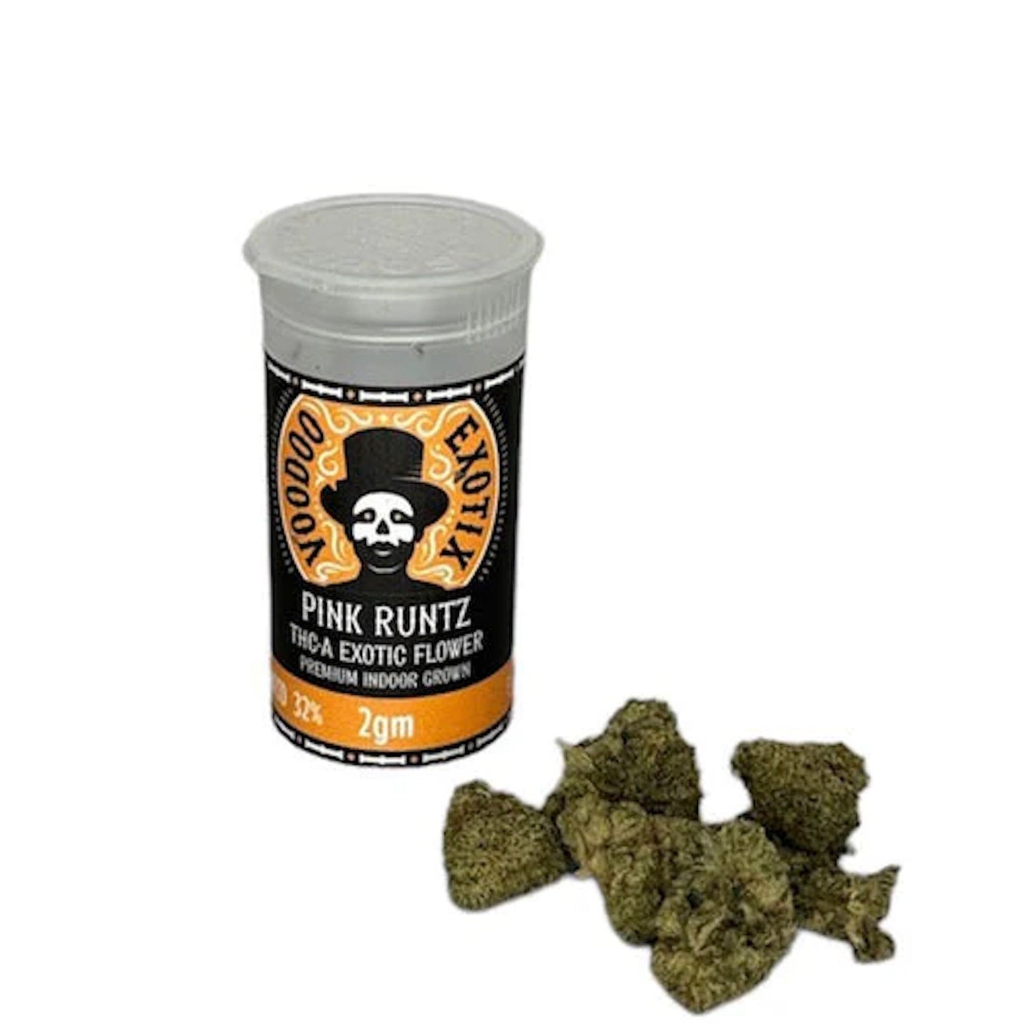 Voodoo Exotic Pink Runtz THC-A Flower - 2g - hqdtechusa