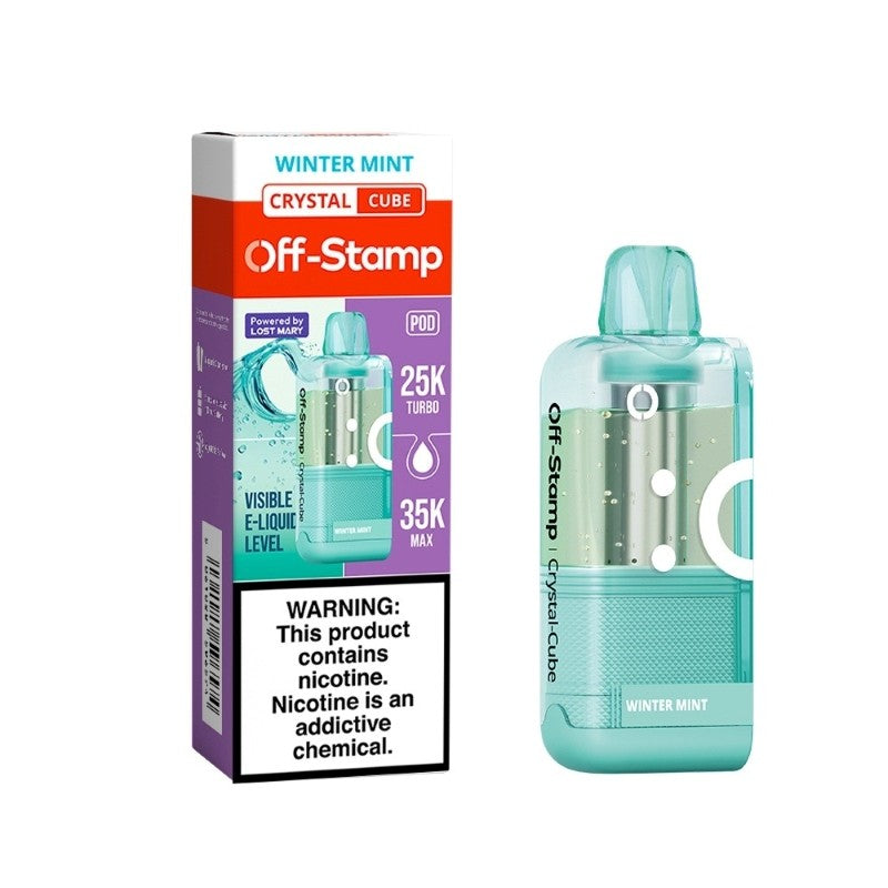 Off-Stamp Crystal Cube 35K Puffs - Winter Mint