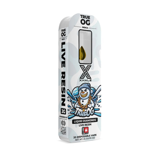 Xhale Live Resin THC-A Vaporizer - 2000mg - hqdtechusa