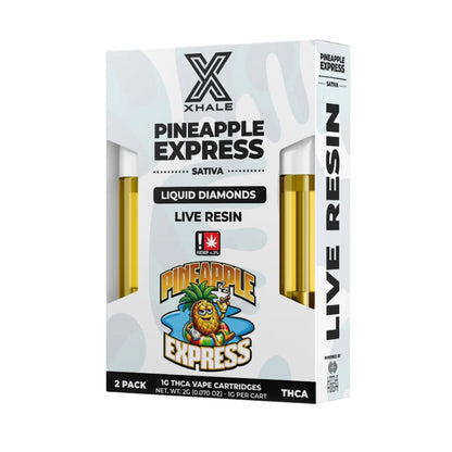 Xhale THC-A Live Resin Cartridge - 2 Pack (2000mg)