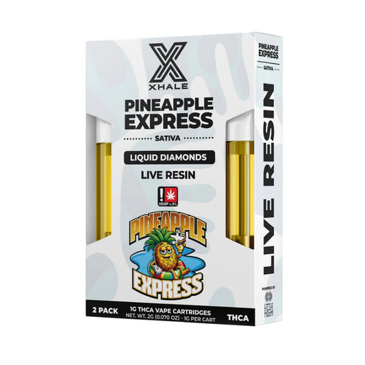 Xhale THC-A Live Resin Cartridge - 2 Pack (2000mg) - hqdtechusa