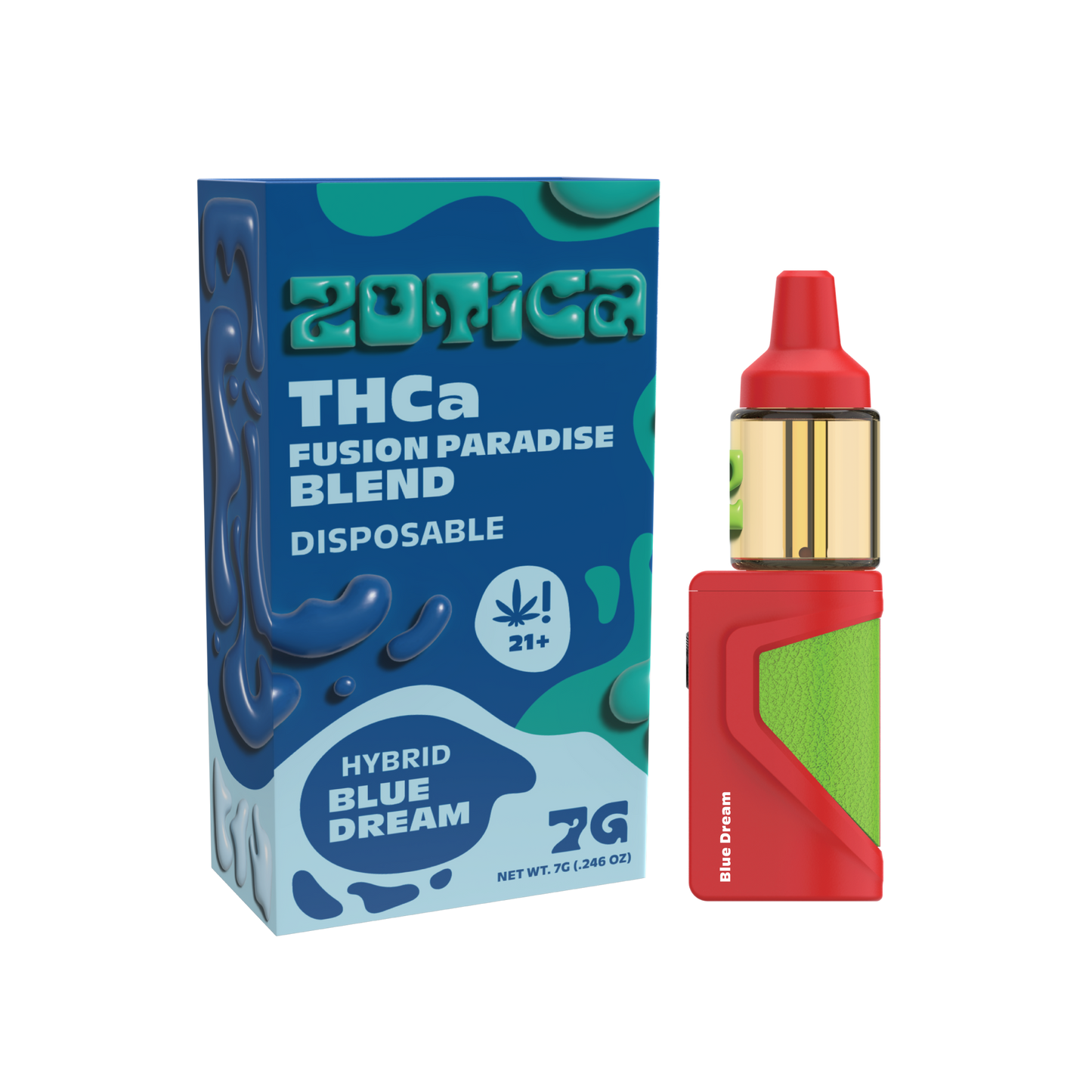 Zotica Big Cloud Blue Dream THC-A Vaporizer - 7000mg