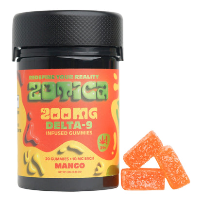 Zotica Delta 9 Mango Gummies - 200mg