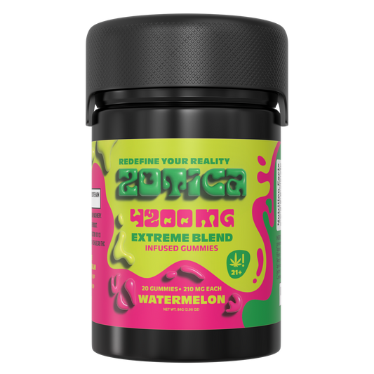 Zotica Extreme Blend Watermelon Gummies - 4200mg