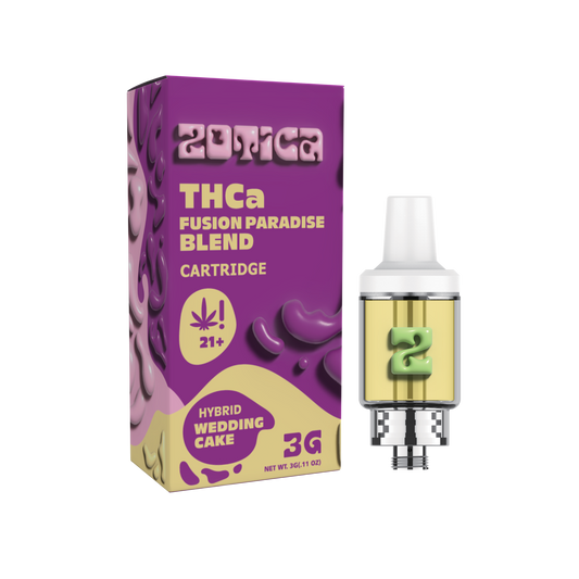 Zotica Paradise Blend Wedding Cake THC-A Cartridge - 3000mg