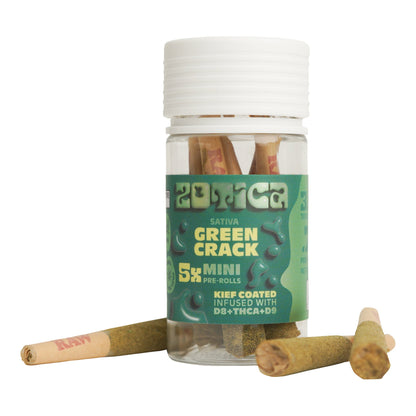 Zotica THC-A Blend Kief Green Crack Mini Pre-Rolls - 5ct