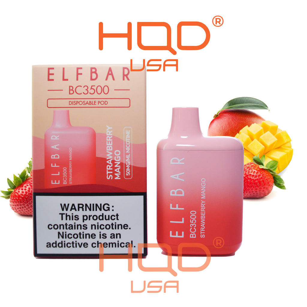 Elf Bar | BC3500 Disposable Vape Strawberry Mango 3500 Puffs