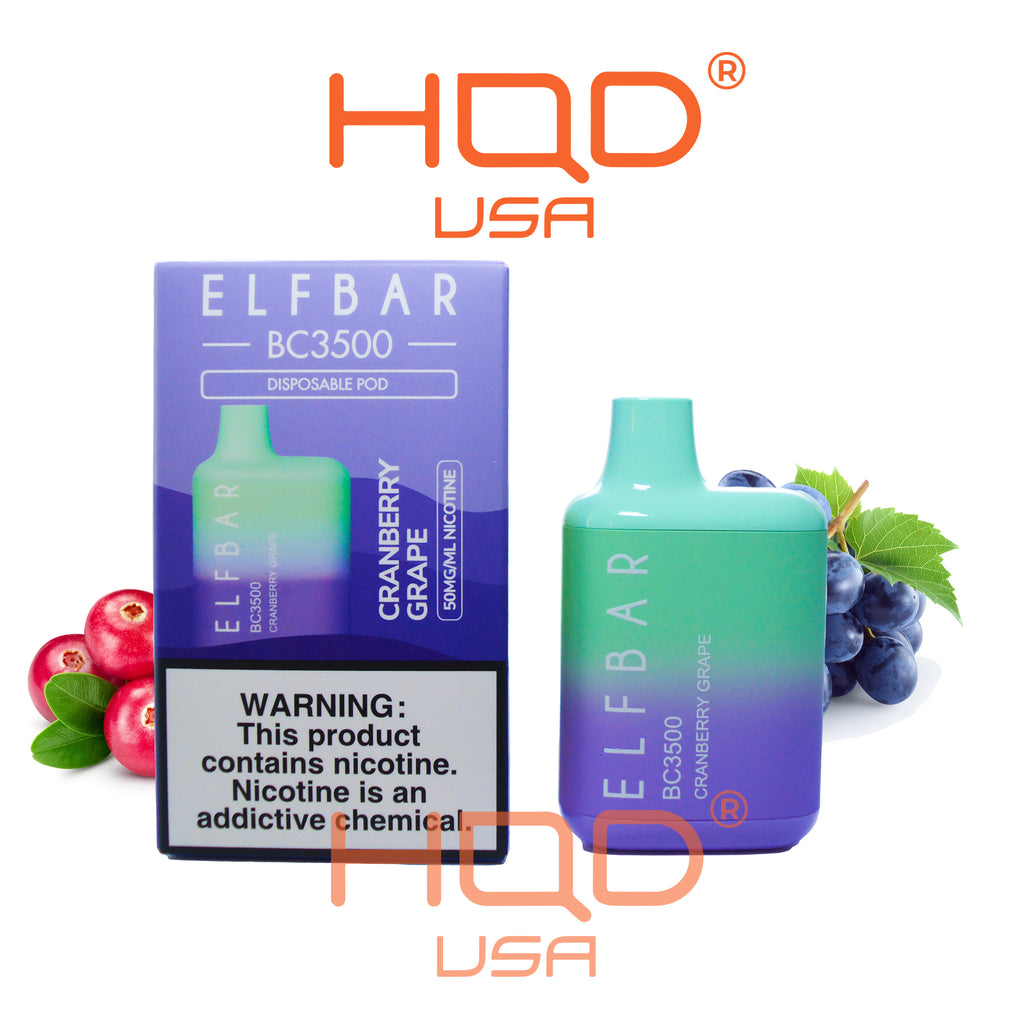 Elf Bar | BC3500 Disposable Vape Cranberry Grape 3500 Puffs