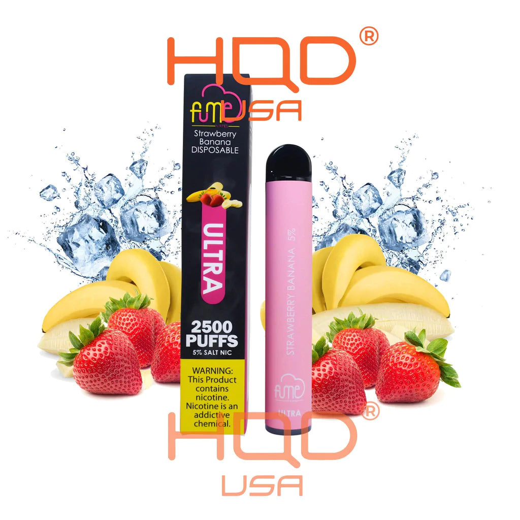 Fume | Ultra Disposable Vape Strawberry Banana  2500 Puffs