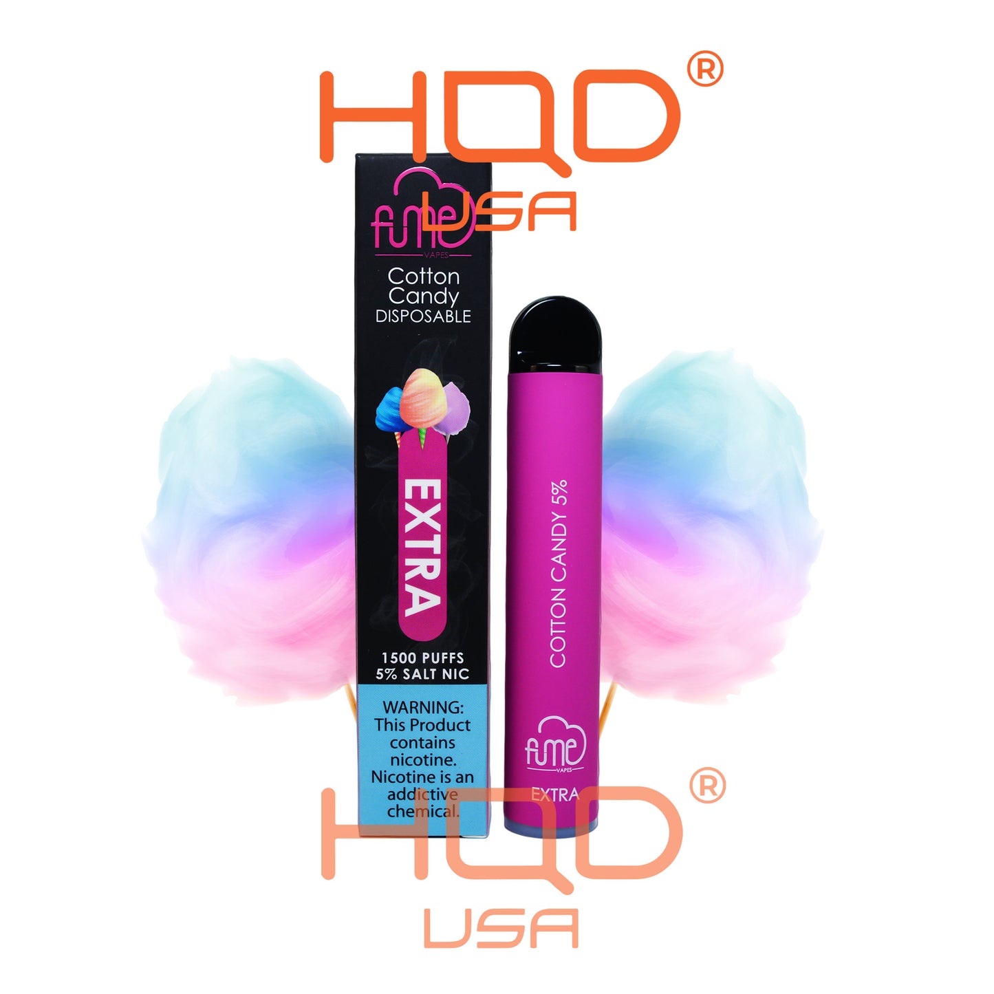 Fume | Extra Disposable Vape Cotton Candy 1500 Puffs
