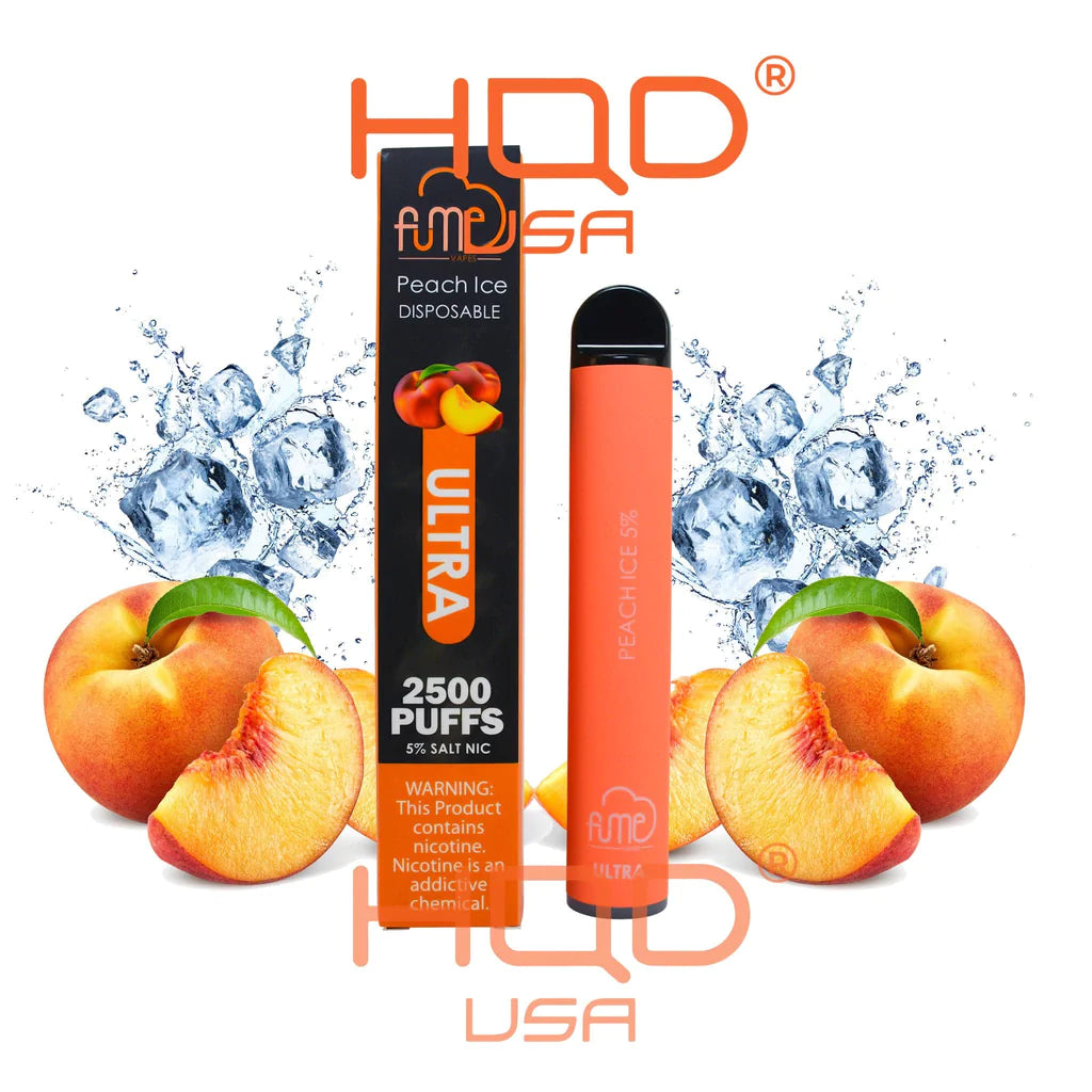 Fume | Ultra Disposable Vape Peach Ice 2500 Puffs