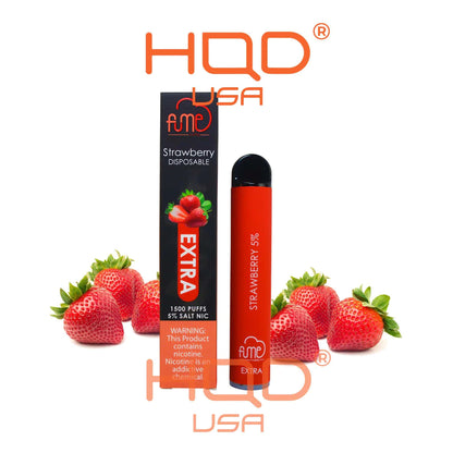 Fume | Extra Disposable Vape Strawberry 1500 Puffs