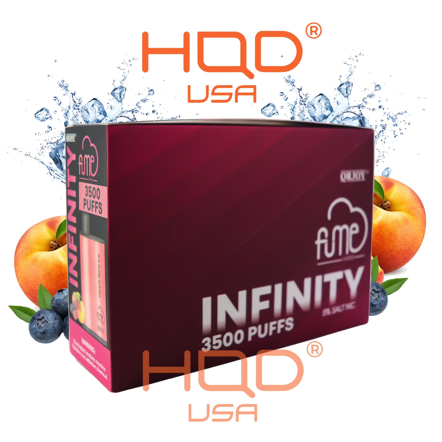 Fume Infinity Brick ( 5 pieces ) Disposable Vape 5% Nicotine - hqdtechusa