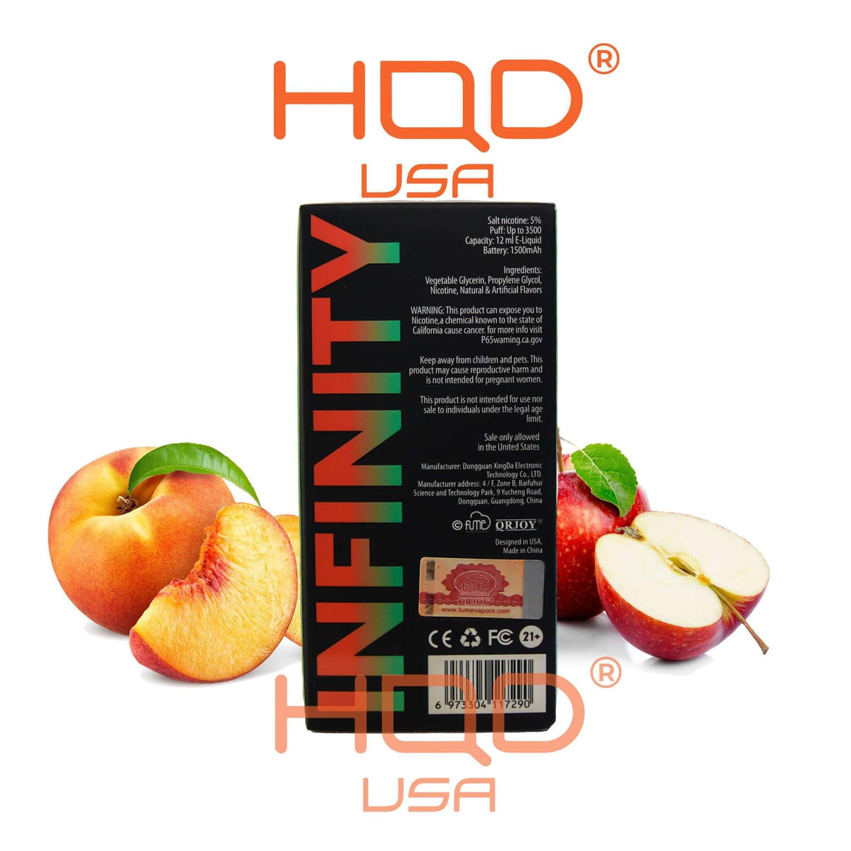 Fume Infinity Disposable Vape (5-Pack) | Disposable Vapes | HQD Tech USA