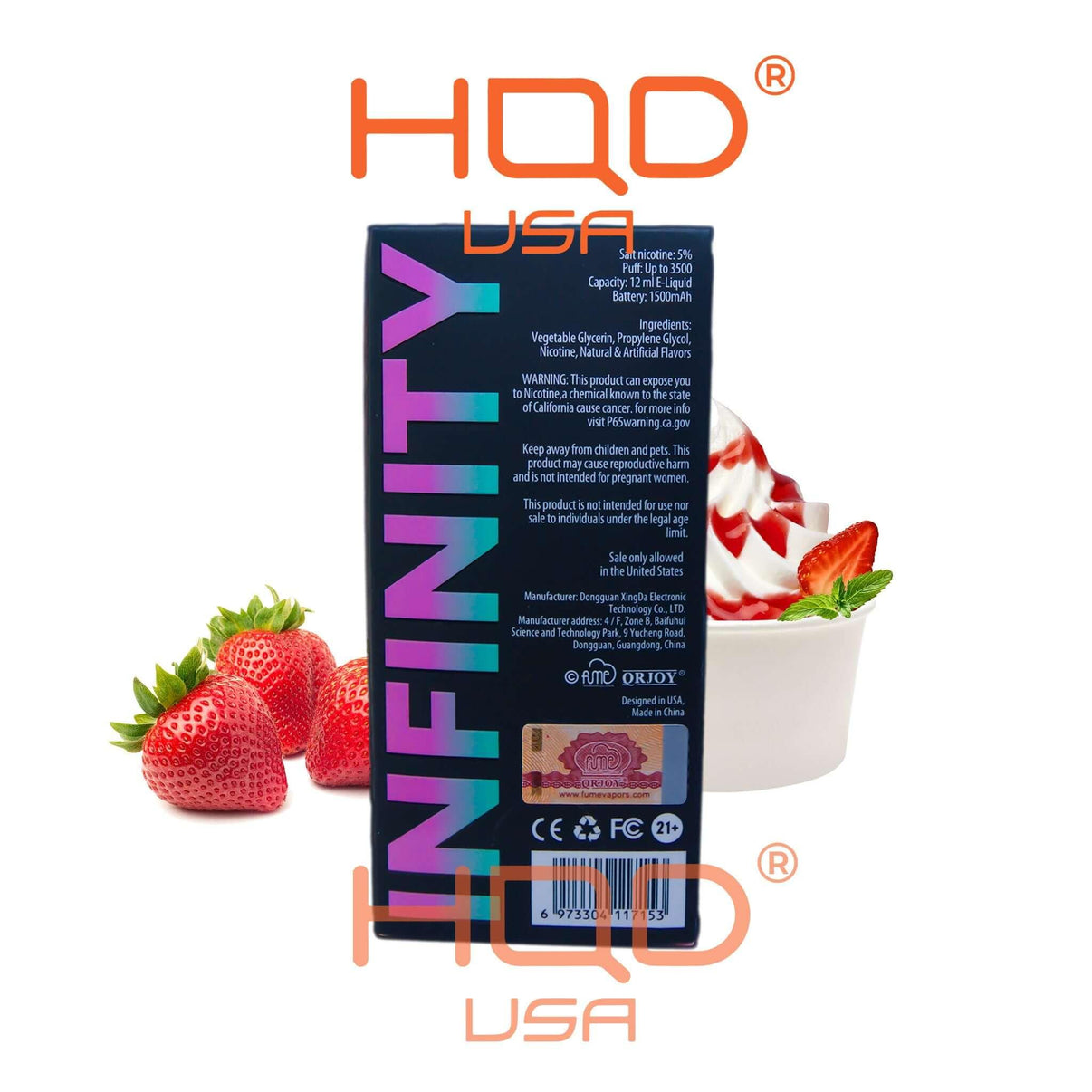 Fume Infinity Disposable Vape (5-Pack) | Disposable Vapes | HQD Tech USA