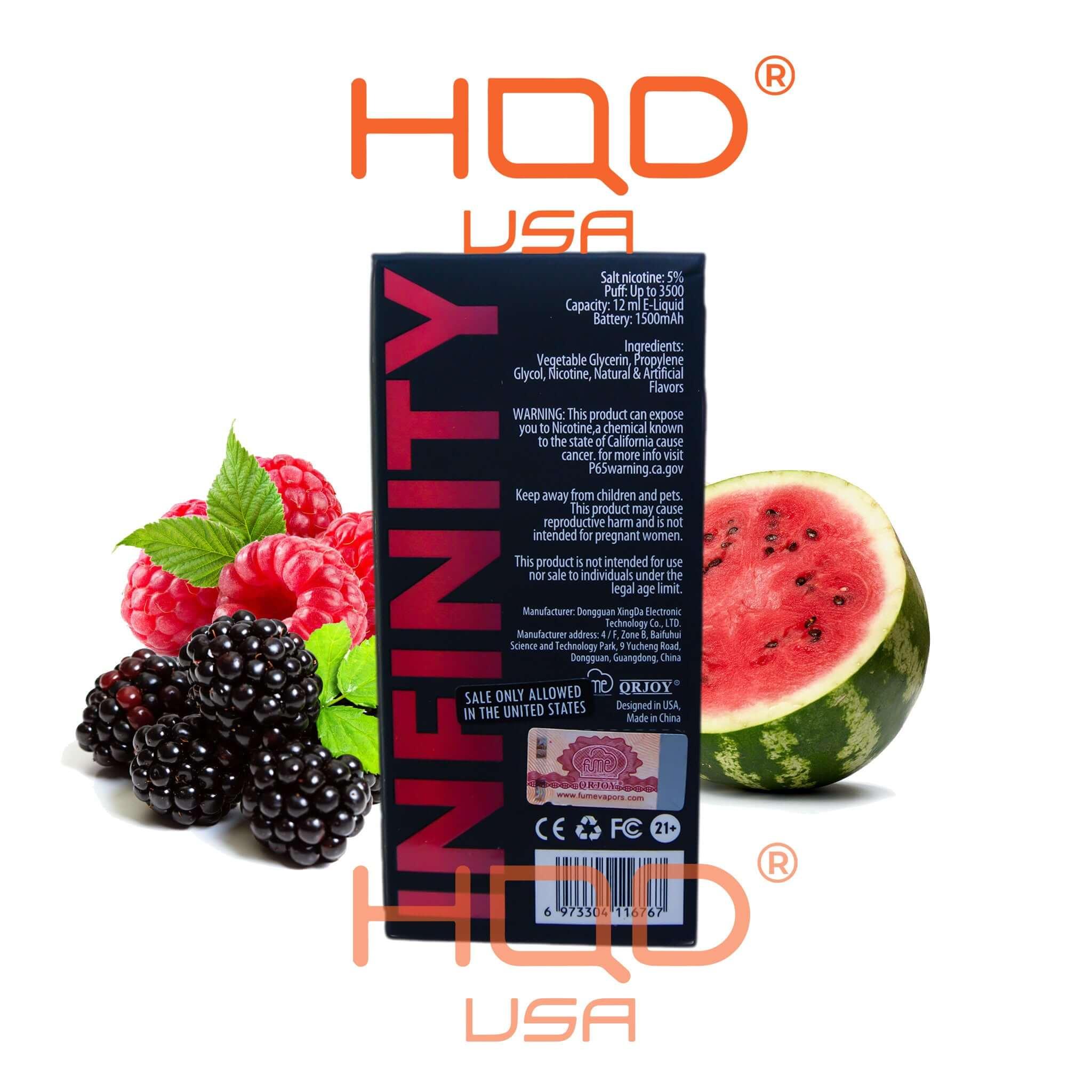 Fume Infinity Disposable Vape (5-Pack) | Disposable Vapes | HQD Tech USA