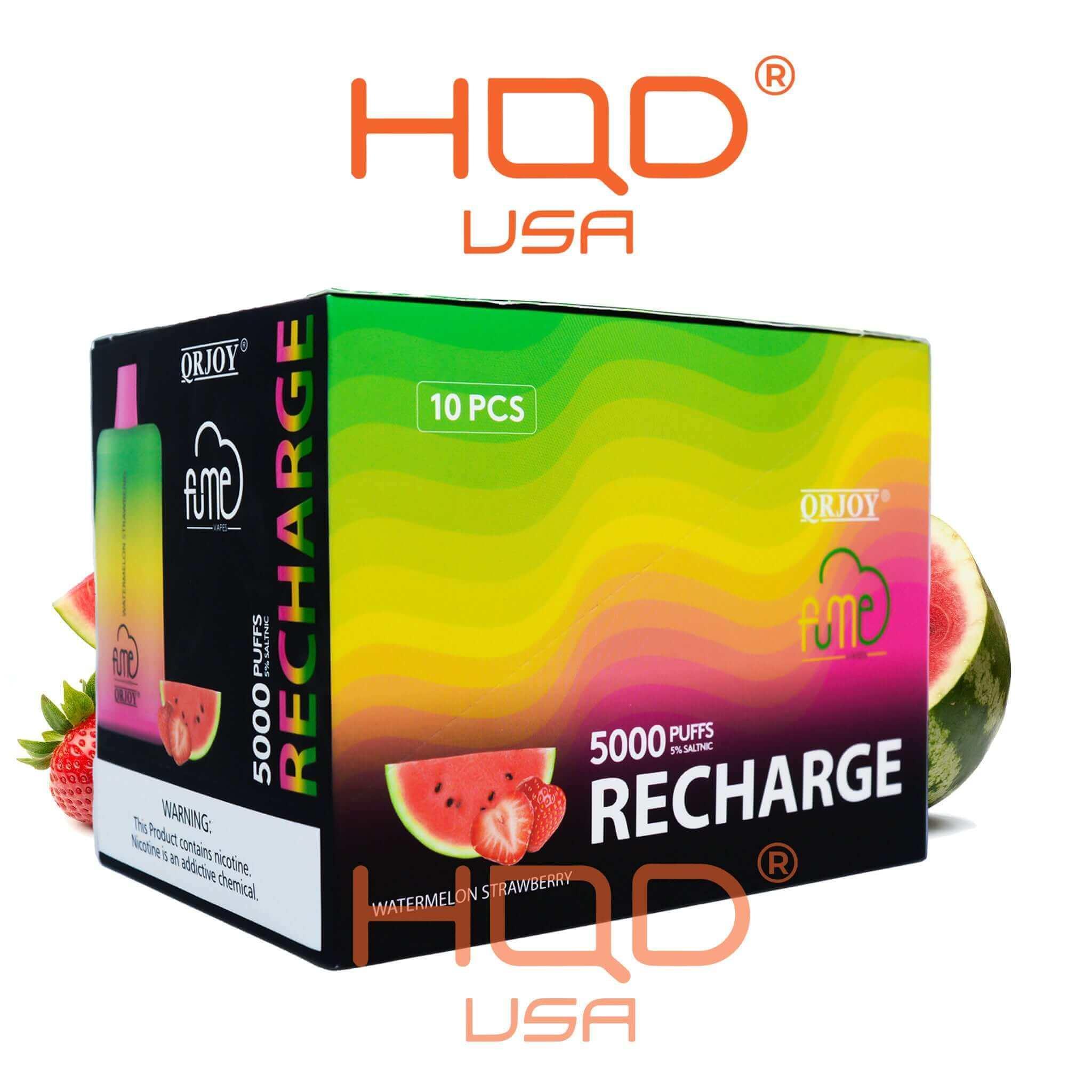 Fume | Recharge (10 Pack) | Disposable Vapes | HQD Tech USA